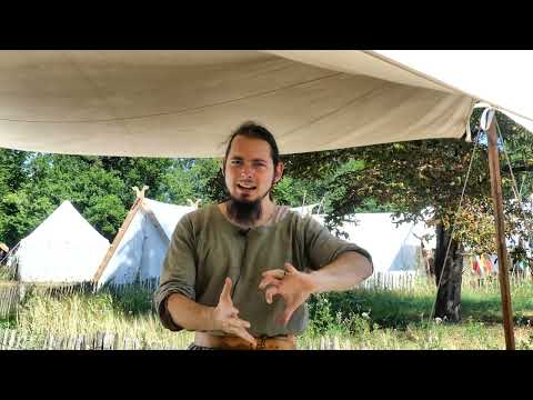 De Saksen AD 500-900 op Ridders van Gelre festival op Cannenburch 14-8-22