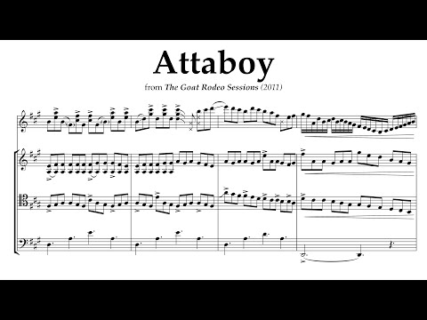 Attaboy - The Goat Rodeo Sessions (full transcription)