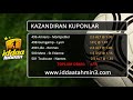 17 Ocak Çarşamba İddaa Kuponları Banko Maçlar