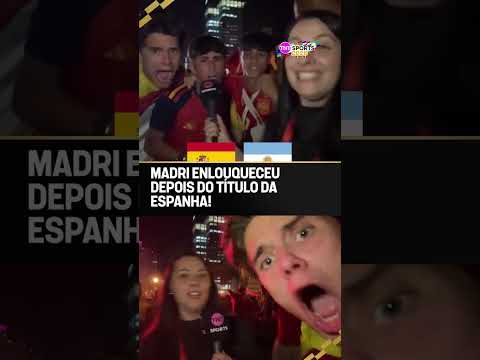 MADRI FOI À LOUCURA COM O TÍTULO DA COPA DO MUNDO! #shorts