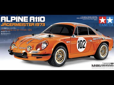 Unboxing Tamiya Alpine A110 Jägermeister 1973