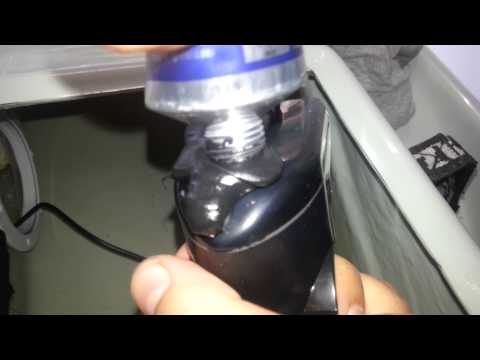 Applying Sikaflex 291i to a transducer