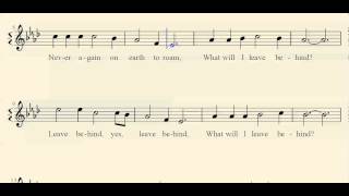 What Will I Leave Behind - Church Song Gospel Hymn - MIDI Church Songs