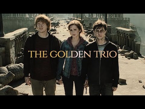 Harry Potter, Ron Weasley & Hermione Granger | The Golden Trio