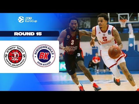 Hapoel Midtown Jerusalem - Bahcesehir College Istanbul | Round 15 | EuroCup Basketball 2025-26