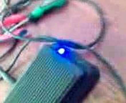 Dunlop Cry Baby Ultra Bright Blue LED installation