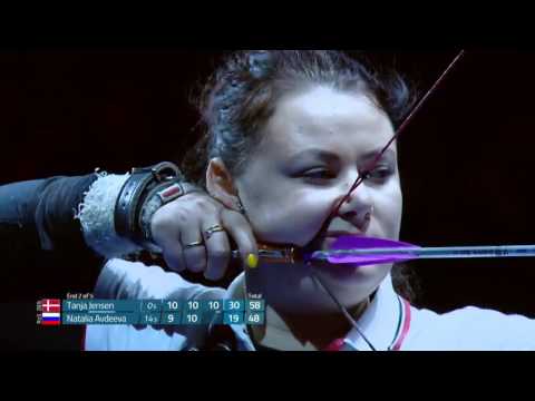 Nîmes 2017 - Or arc à poulies femmes | Jensen vs Avdeeva