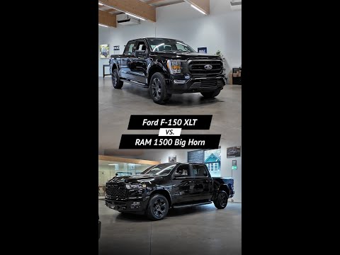 Ford F-150 vs RAM 1500: XLT vs Big Horn | Comparison of entry-level models
