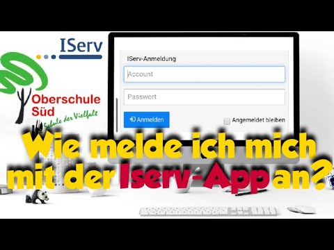 Wie man sich mit der Iserv-App anmelden kann - einfach erklärt