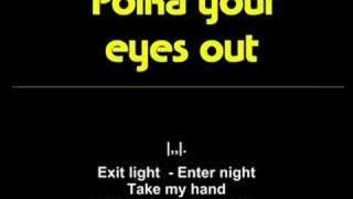 Weird Al Yankovic - Polka your eyes out - Karaoke (lyrics)
