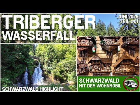 Triberg - traveling to the Black Forest by campervan - Germany's highest waterfall and cuckoo clocks