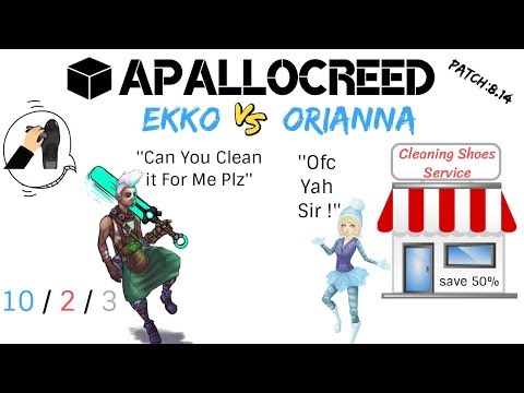 Apallocreed | Ekko vs Orianna mid Ranked Patch 8.14