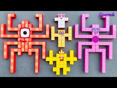 Looking for Numberblocks Puzzle Tetris NEW 100vs10 Space ASMR Numberblocks Satisfying Video #87