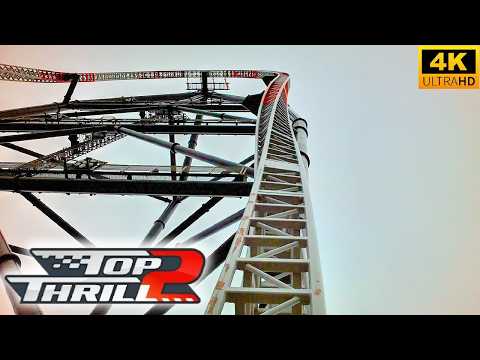 Top Thrill 2 POV 4K Front Row WORLD’S TALLEST Roller Coaster Cedar Point Sandusky Ohio