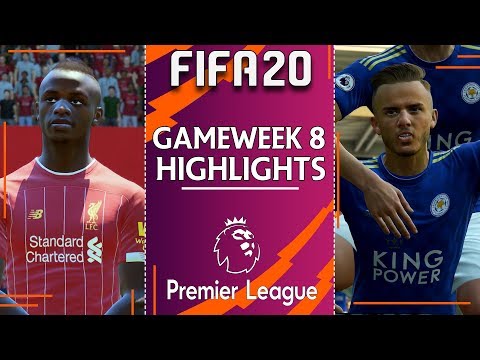 FIFA 20 PREMIER LEAGUE 2019/20 | Gameweek 8 Highlights