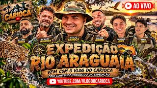 ✅ GO AO VIVO IRL: 👑🇧🇷Rio Araguaia! A EXPEDIÇÃO selvagem começou 🔥🐆EP:4 #goiás