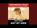 Not My Own (Performance Track In Key Of C With Background Vocals)