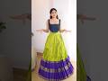 Wearing Half Saree For The First Time