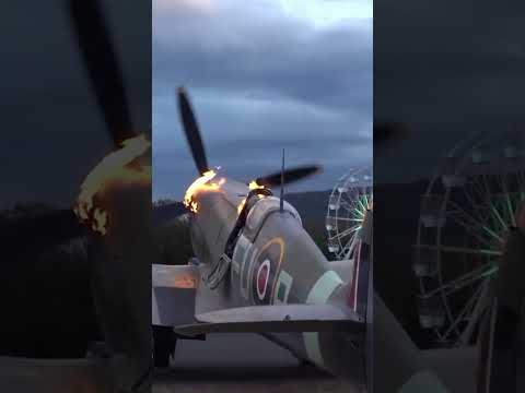 amazing spitfire startup (loud!!)