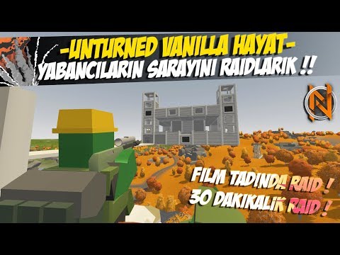 YABANCILARIN SARAYINI RAİDLEDİK (FİLM GİBİ RAİD) ! UNTURNED VANİLLA HAYAT SERİSİ #9