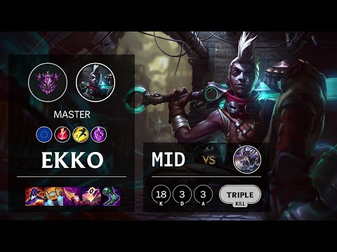 Ekko Mid vs Kassadin - EUW Master Patch 10.24