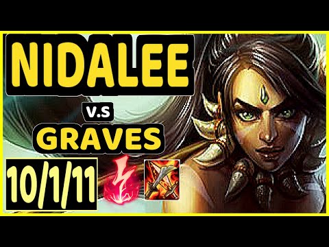GIDEON (NIDALEE) vs GRAVES - 10/1/11 KDA JUNGLE CHALLENGER GAMEPLAY - KR