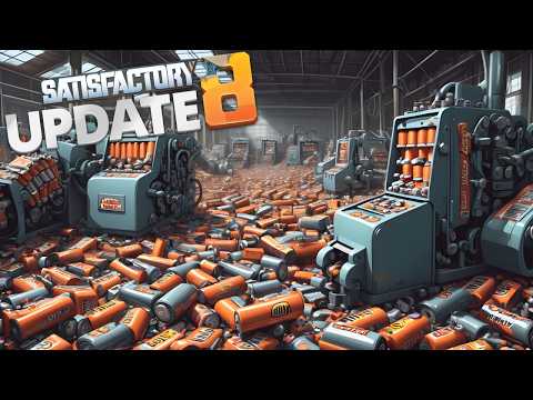 MY BATTERY PROBLEM IS GETTING OUT OF HAND!!! - Satisfactory Update 8 - Relaxing Gameplay Series