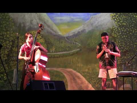 BILL COLE & MALI OBOMSAWIN free form jazz full set at Seven Stars Arts Center in Sharon  Vt 7/15/22