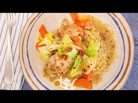 Braised Chicken Thighs with Winter Vegetables