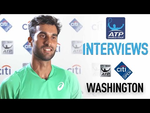Bhambri Discusses Monfils Upset Washington 2017
