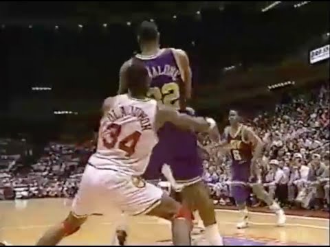 Hakeem shuts down Karl Malone - 1994 WCF Game 2