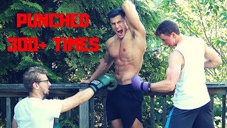 Punched 300+ TIMES in the ABS with Boxing Gloves | Bodybuilder VS Crazy Boxer Challenge