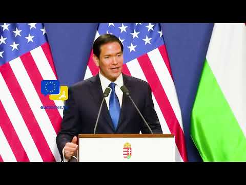 Video Thumbnail: Rubio on Trump Visit & Viktor Orbán Relations 🇺🇸🇭🇺 | Budapest Press Conference