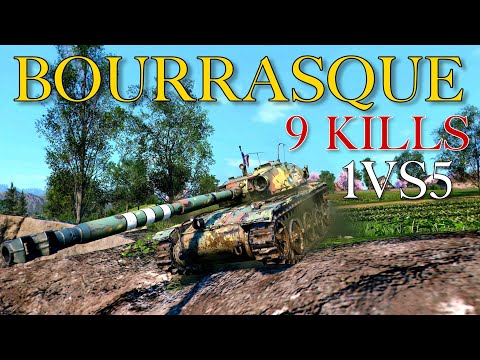 WoT Console | Bourrasque | 1vs6 | 9 kills | +2500exp