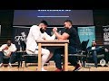 WHO WON THE ARM WRESTLE?