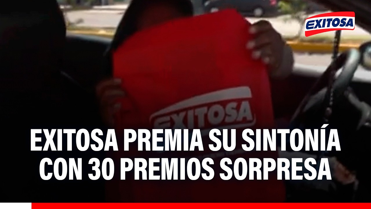 🔴🔵 Exitosa premia su sintonía con 30 premios sorpresa