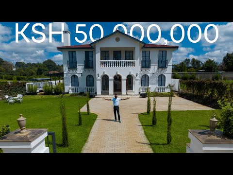 Inside Tigoni Ksh.50,000,000 White House #Mansion #kenya #realestate #maisonette #realestatelife
