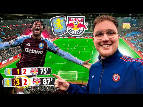 LATE COMEBACK SCENES as Villa Secure TOP 2 in the Europa League! ✨