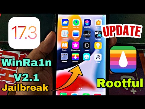 Update WinRa1n v2.1 Jailbreak iOS 15.8 - iOS 17.3 no USB Rootless/Rootful on iPhone/iPad devices