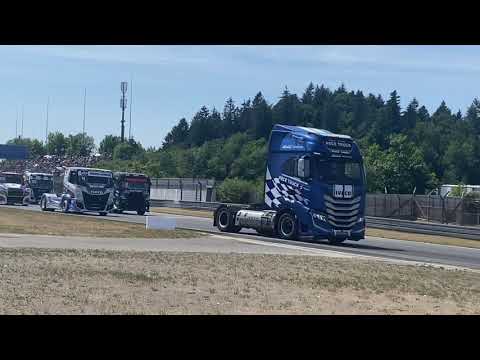 Einführungsrunde Rennen 1 ETRC Truck Grand Prix Nürburgring 2022