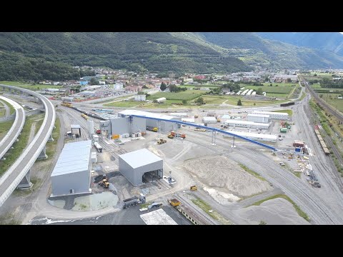 Ceneri Basistunnel – Feste Fahrbahn, Logistik, Reinigung