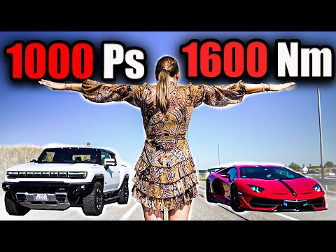 Geigercars - Der neue HUMMER EV 💥1000Ps 1600 Nm💥 Erstkontakt + DRAG RACE💣