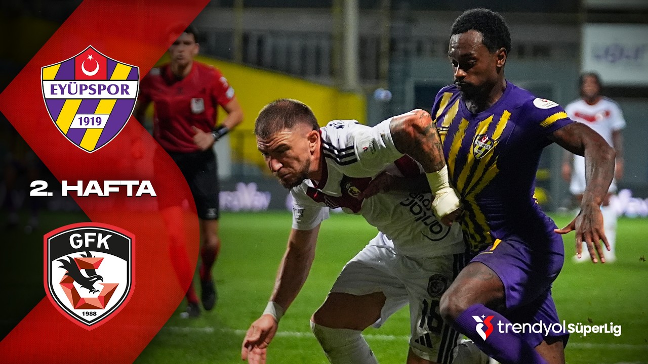 Eyüpspor - Gaziantep FK - Highlights/Özet | Trendyol Süper Lig - 2026/27