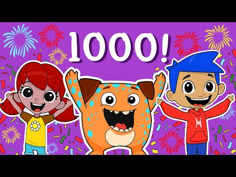 Yay! 1000 Subscribers - Thank You! | Barkster Kid Songs | Social Emotional Songs For Kids