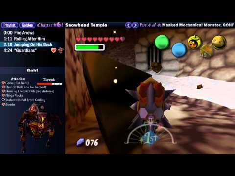 Legend of Zelda Majora's Mask Walkthrough 06 (4/4) "Snowhead Temple: GOHT"
