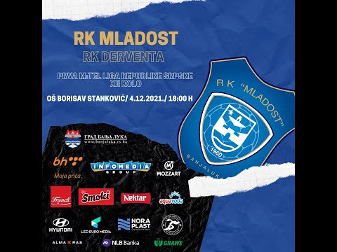 RK Mladost vs RK Derventa Prva M:tel liga RS 12.kolo sezona 2021/22