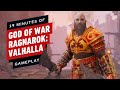 The First 19 Minutes of God of War Ragnarok: Valhalla Gameplay @ 4K 60FPS