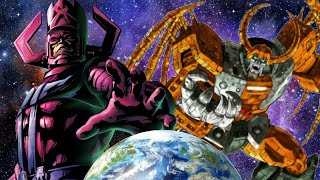 Cover art for Galactus vs Unicron