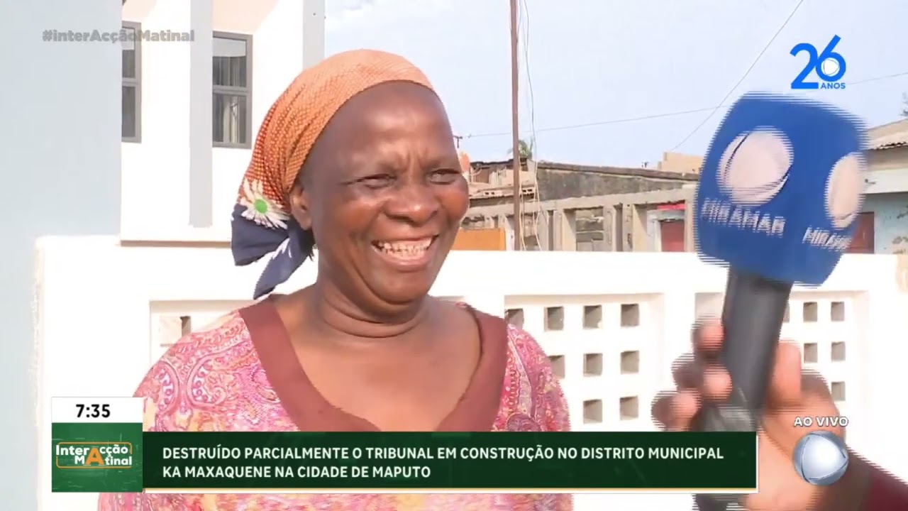 #InteracçãoMatinal: Tribunal em construção destruído durante manifestações na zona de Ka Maxaquene