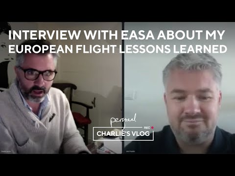 John Franklin of EASA interviews me about my pan-european GA flight in the summer.
